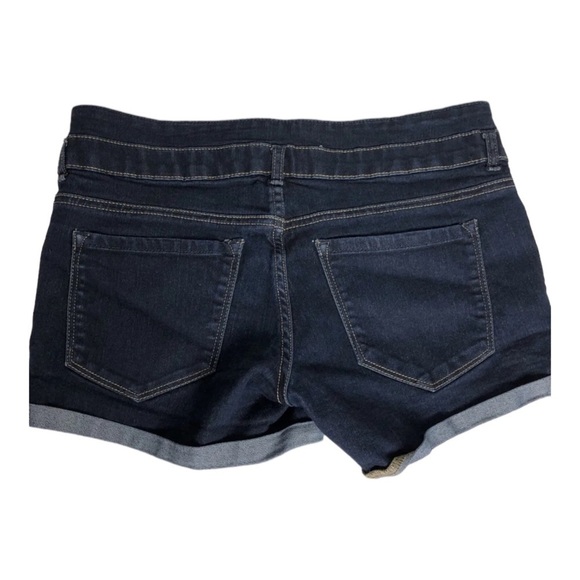 Dynamite‎ Womens Booty Jean Denim Shorts Size 26 Stretch Denim Dark Wash - Picture 3 of 8